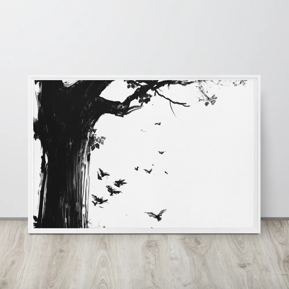 Whispers of Nature | Canvas with White Frame | 24″×36″