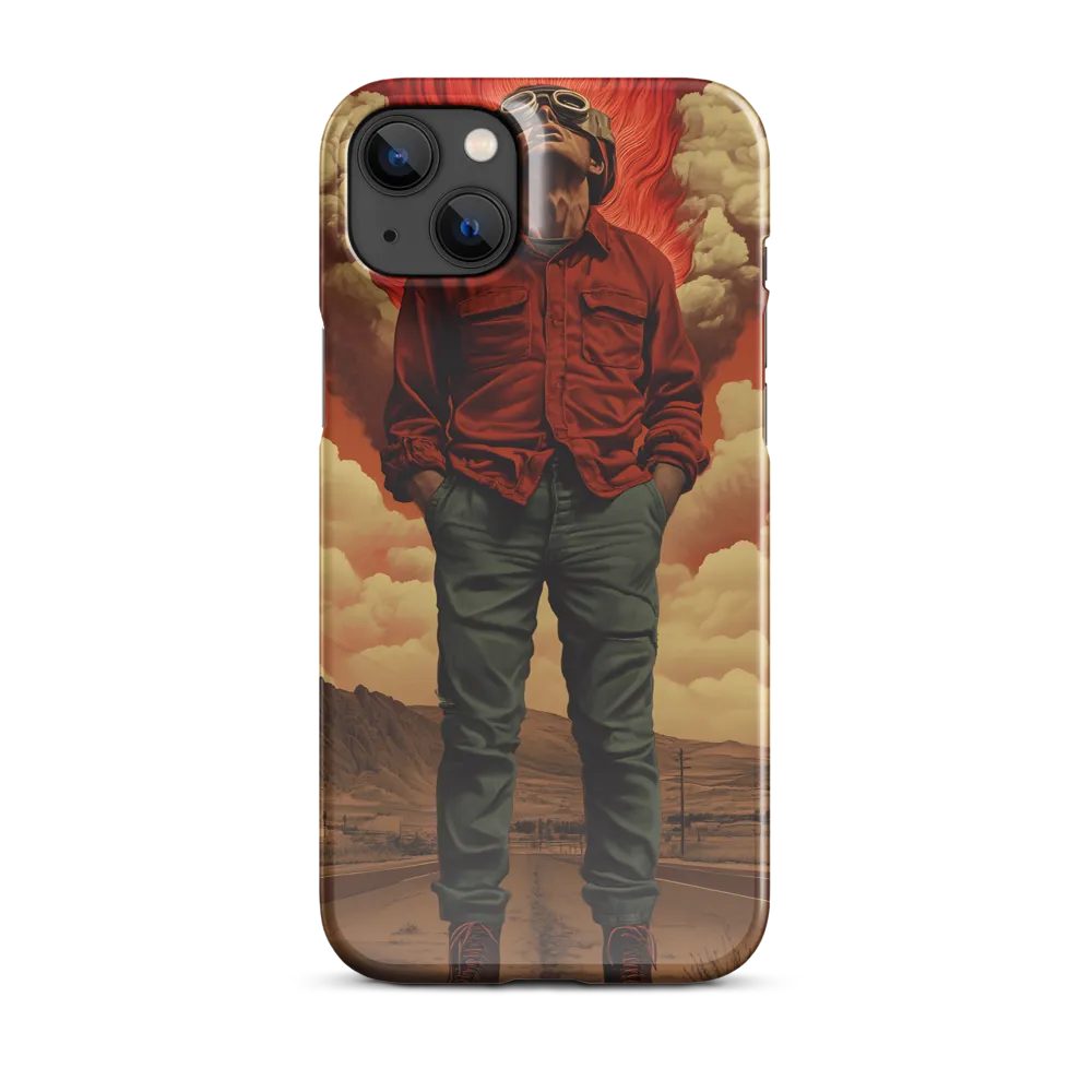 Defiant Spirit in a Surreal Landscape