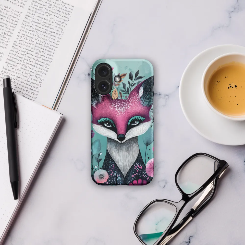 Whimsical Fox Among Blossoms | Phone Case |  16 | Snap Case | Matte