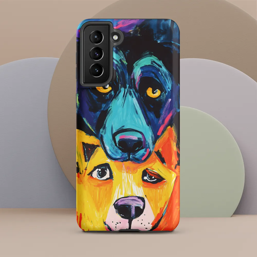 Vibrant Companions: An Expression of Canine Spirit