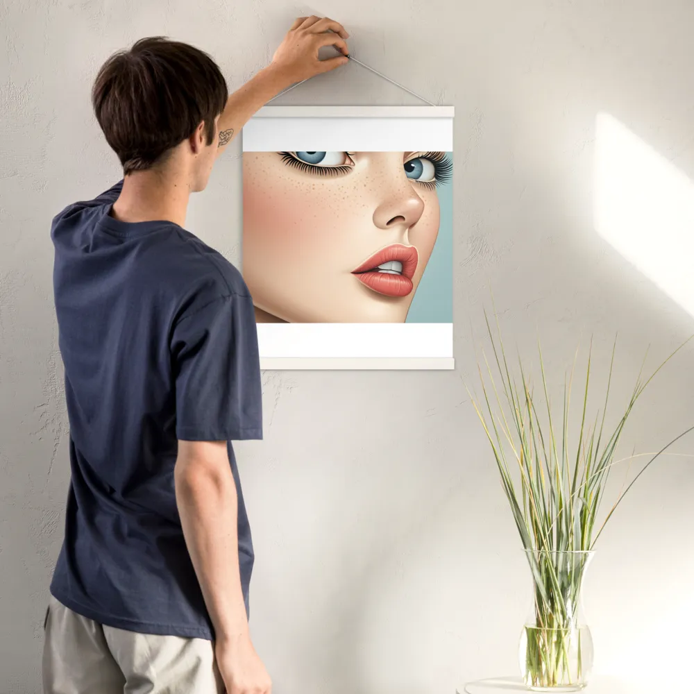 Intriguing Elegance | Poster With White Wood Hanger | 16″×20″