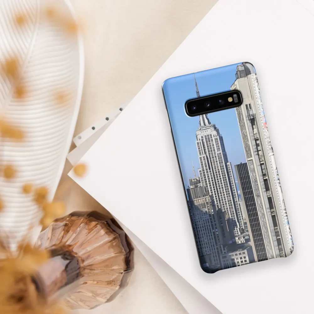 Urban Elegance: New York's Iconic Skyline | Phone Case |  S10 Plus | Snap Case | Glossy