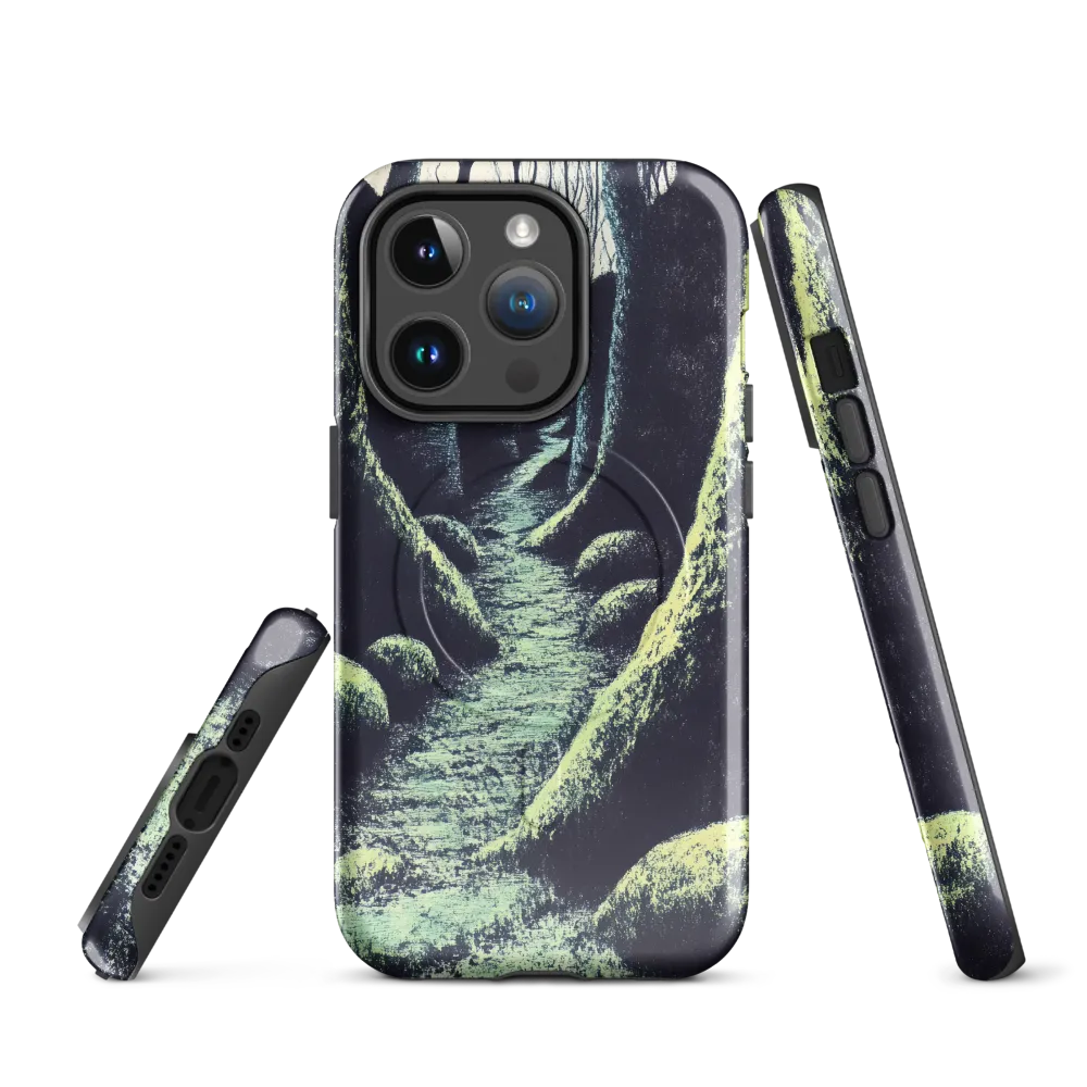 Whispers of the Tranquil Pathway | Phone Case |  14 Pro | MagSafe® Tough Case | Glossy
