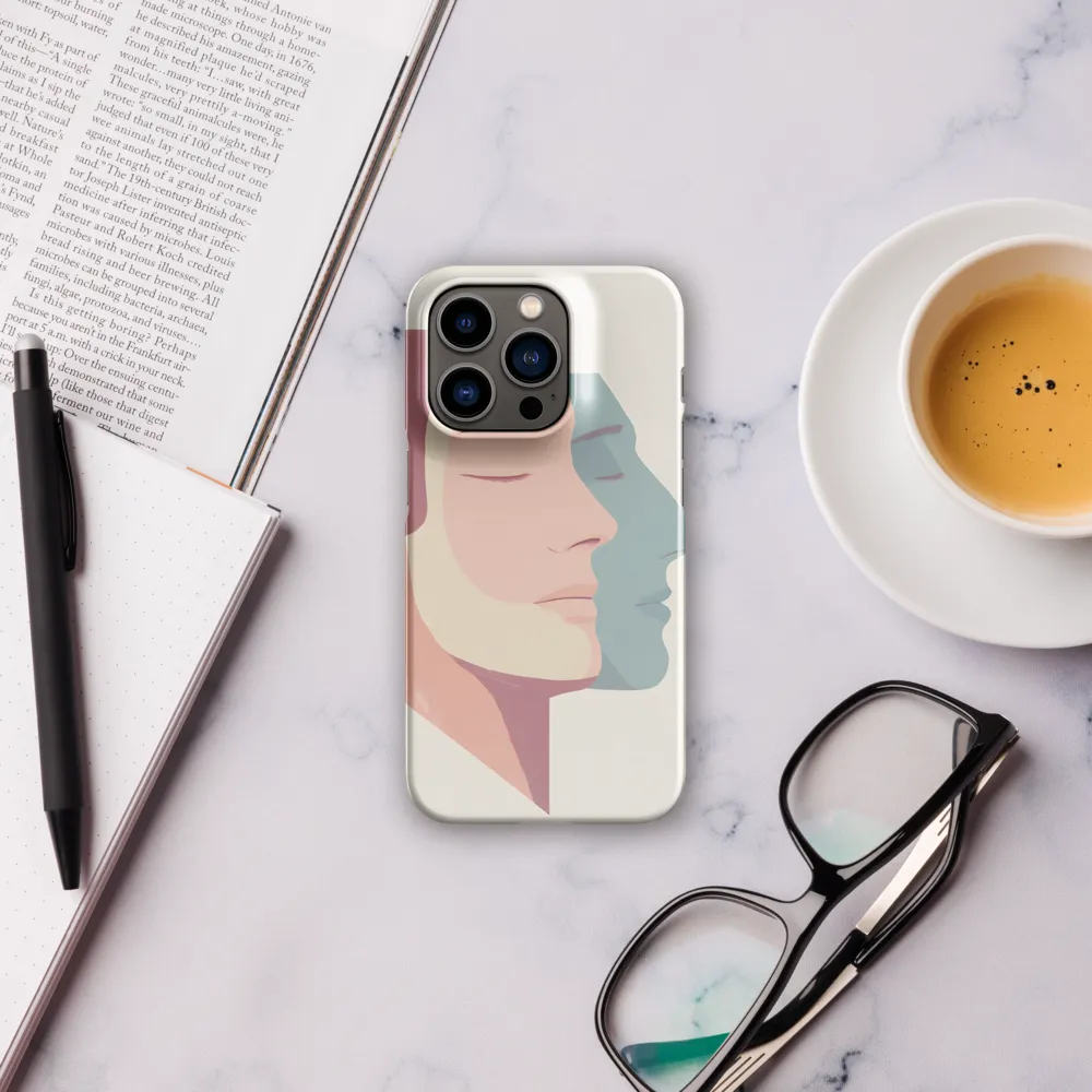 Dual Facets of Serenity | Phone Case |  14 Pro | Snap Case | Glossy