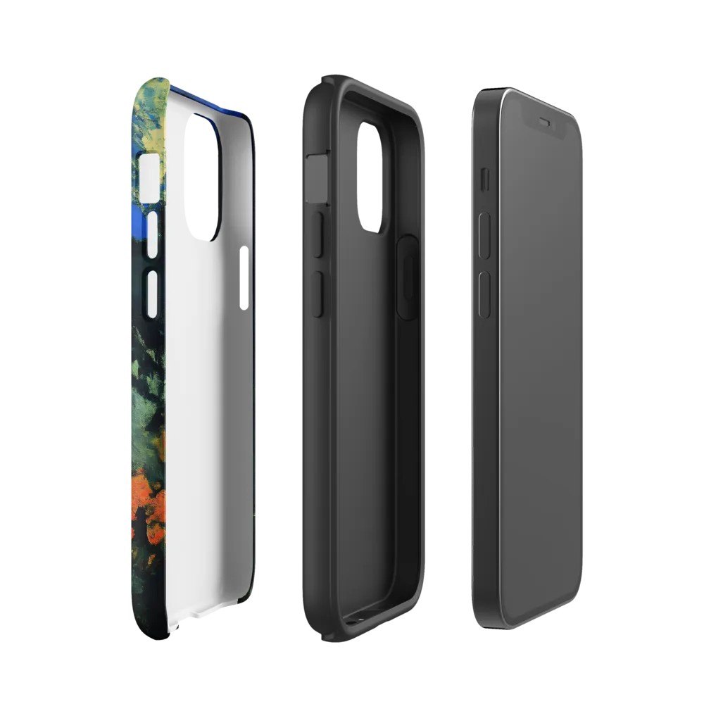 Serene Landscape in Bloom | Phone Case |  12 mini | Tough Case | Matte