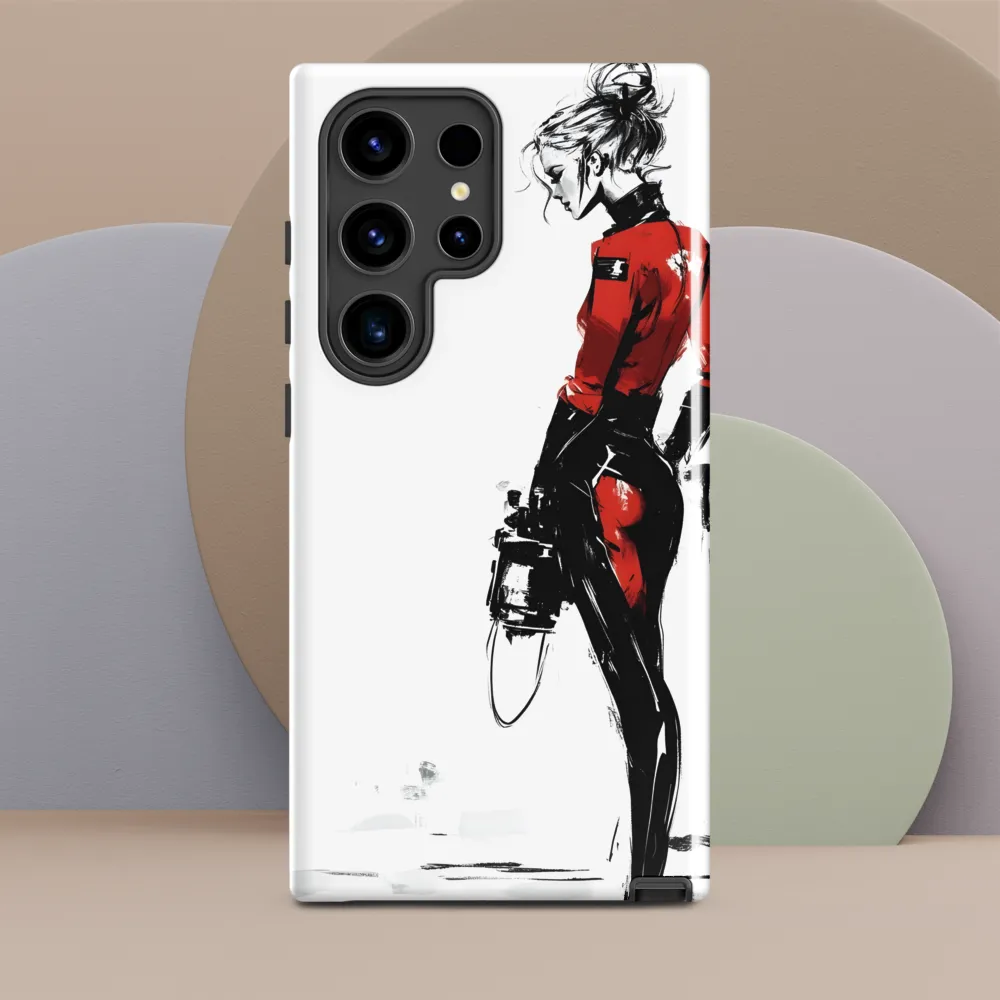 The Edgy Elegance | Phone Case |  S24 Ultra | Tough Case | Glossy