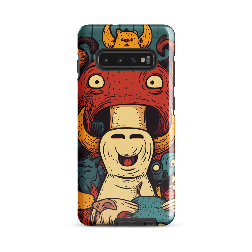 Whimsical Gathering of Creatures | Phone Case |  S10 Plus | Tough Case | Glossy