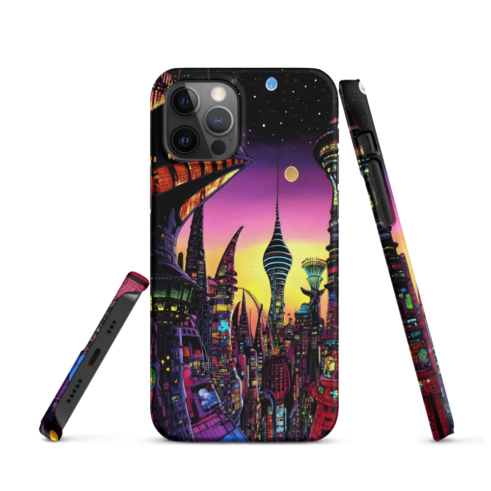 Futuristic Cityscape at Dusk