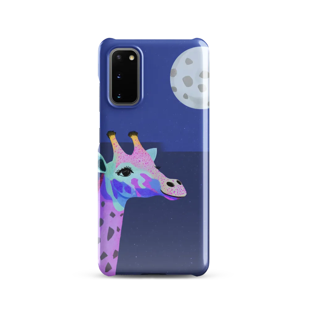Whimsical Giraffe Under the Stars