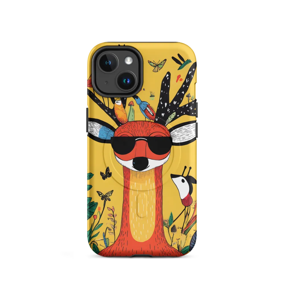 Playful Deer with Sunglasses
