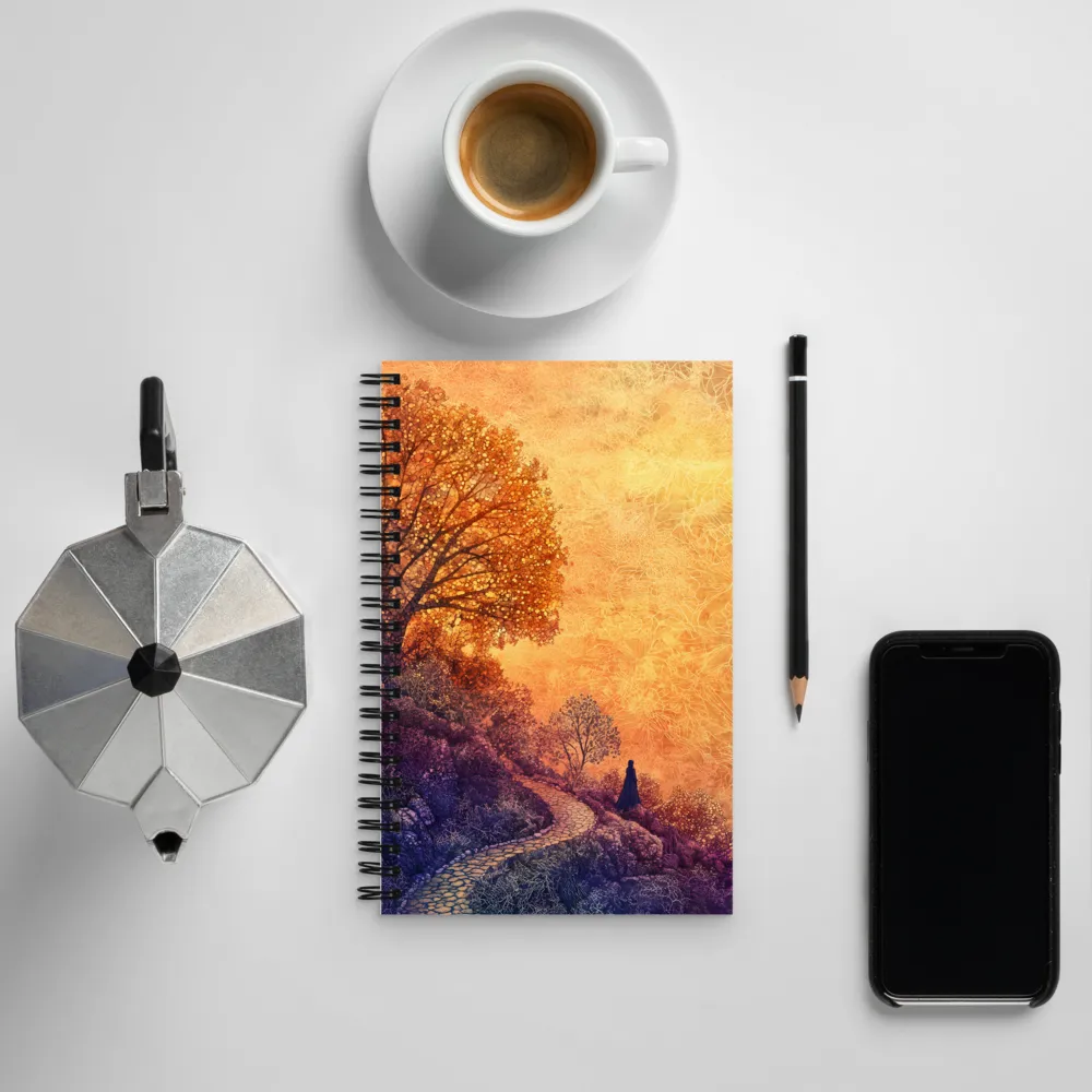 Whispers of Autumn | Spiral Notebook