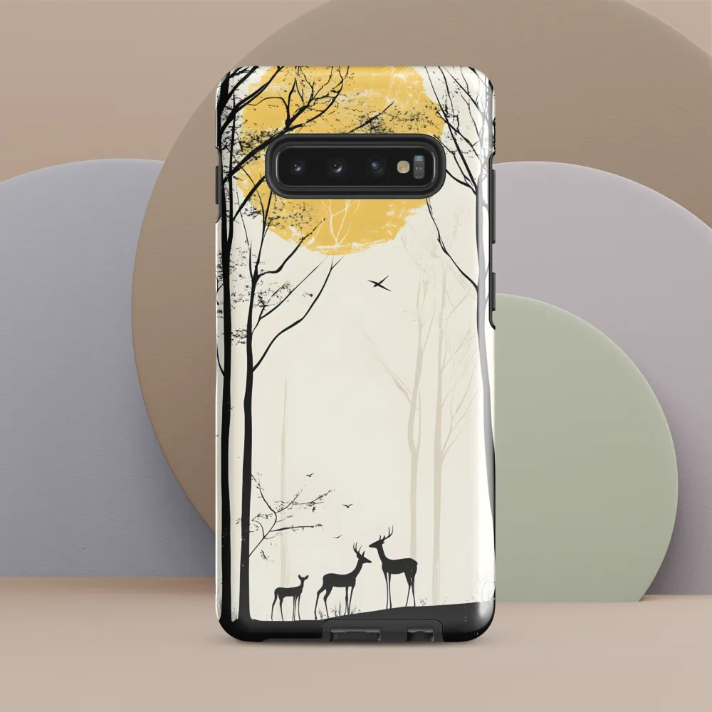 Silhouetted Serenity | Phone Case |  S10 Plus | Tough Case | Glossy