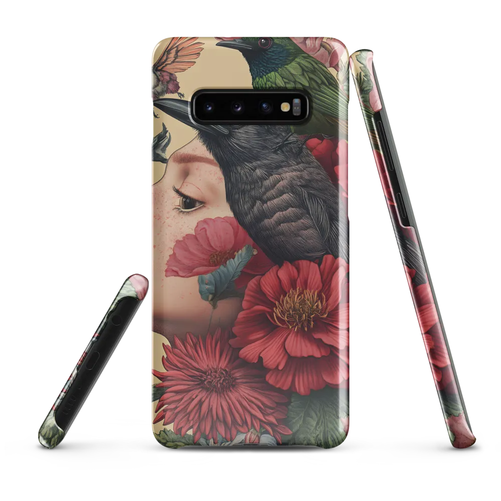 Harmony in Nature: The Floral Muse | Phone Case |  S10 Plus | Snap Case | Glossy