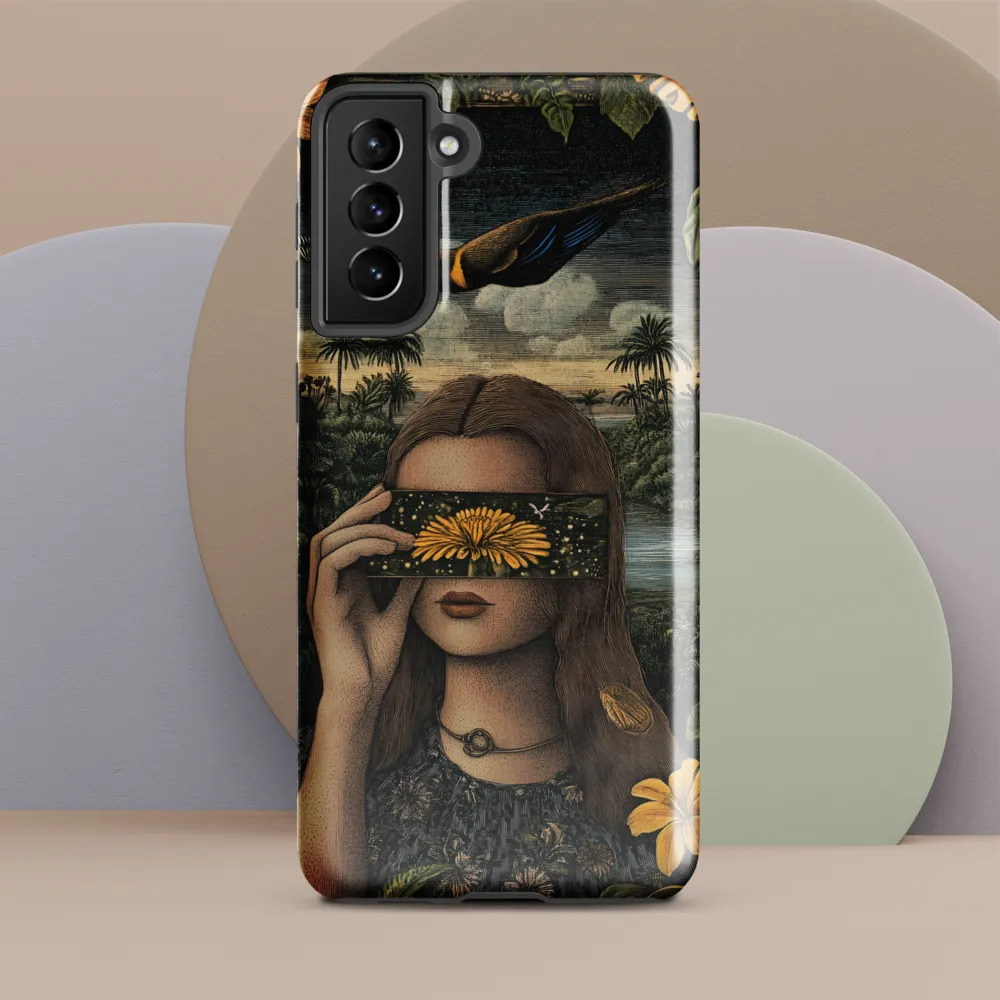 Veil of Nature: A Surreal Embrace