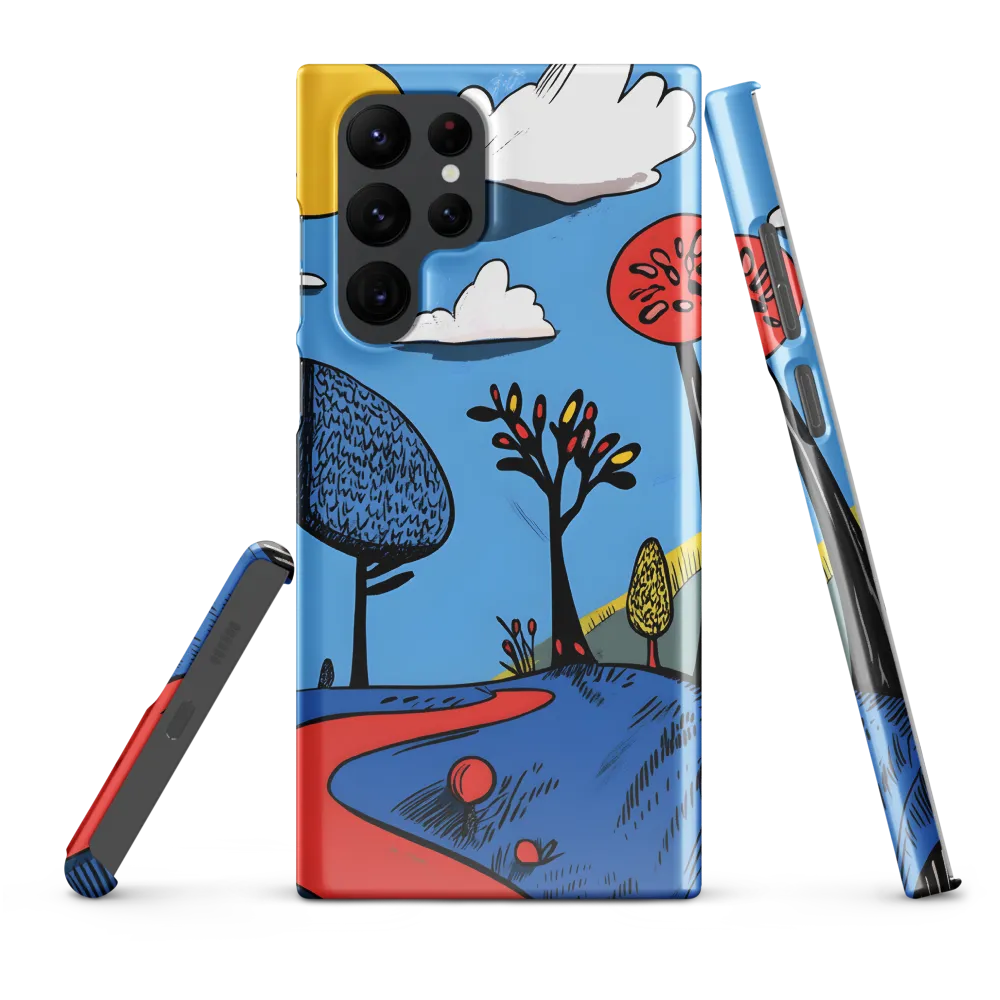 A Playful Journey Through Whimsical Woods | Phone Case |  S22 Ultra | Snap Case | Glossy