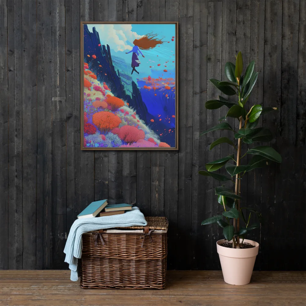 Whispers of Freedom | Canvas with Brown Frame | 24″×32″