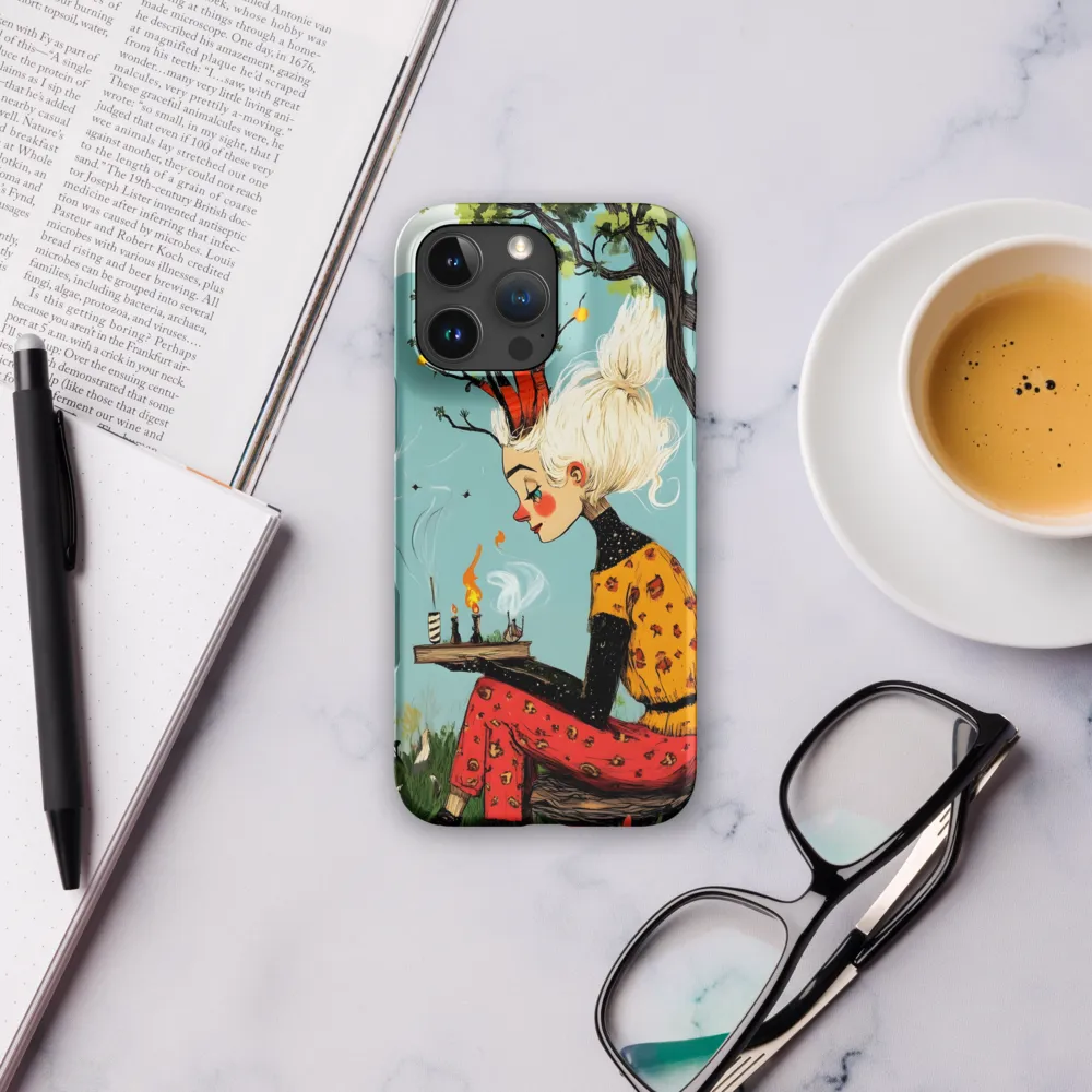 Whimsical Nature Girl | Phone Case |  16 Pro Max | Snap Case | Matte