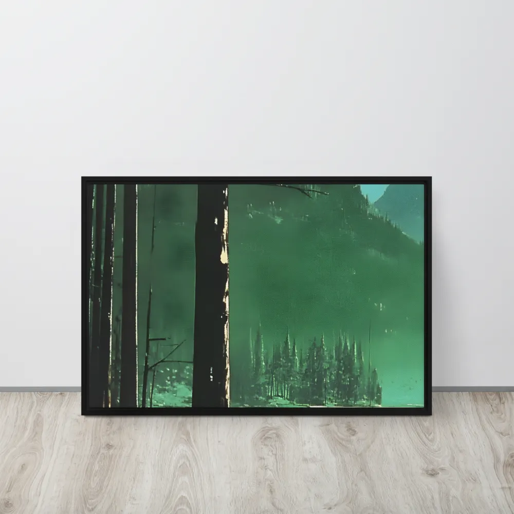 Reflections of Tranquility | Canvas with Black Frame | 20″×30″