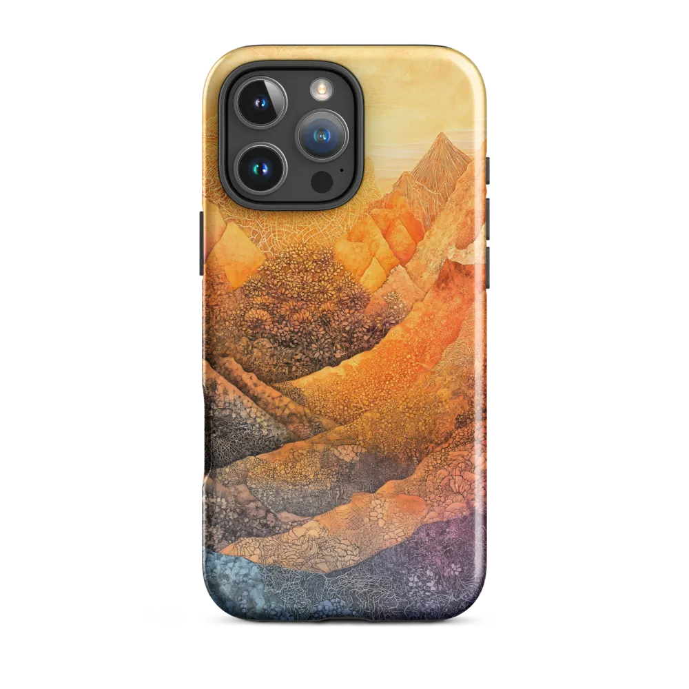 Serene Peaks of Color