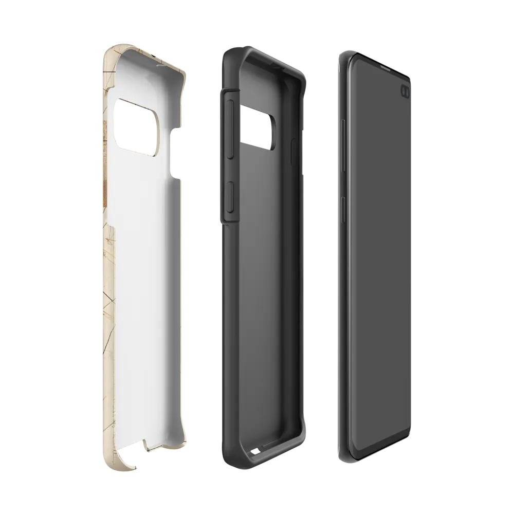 Elegance in Lines | Phone Case |  S10 | Tough Case | Matte