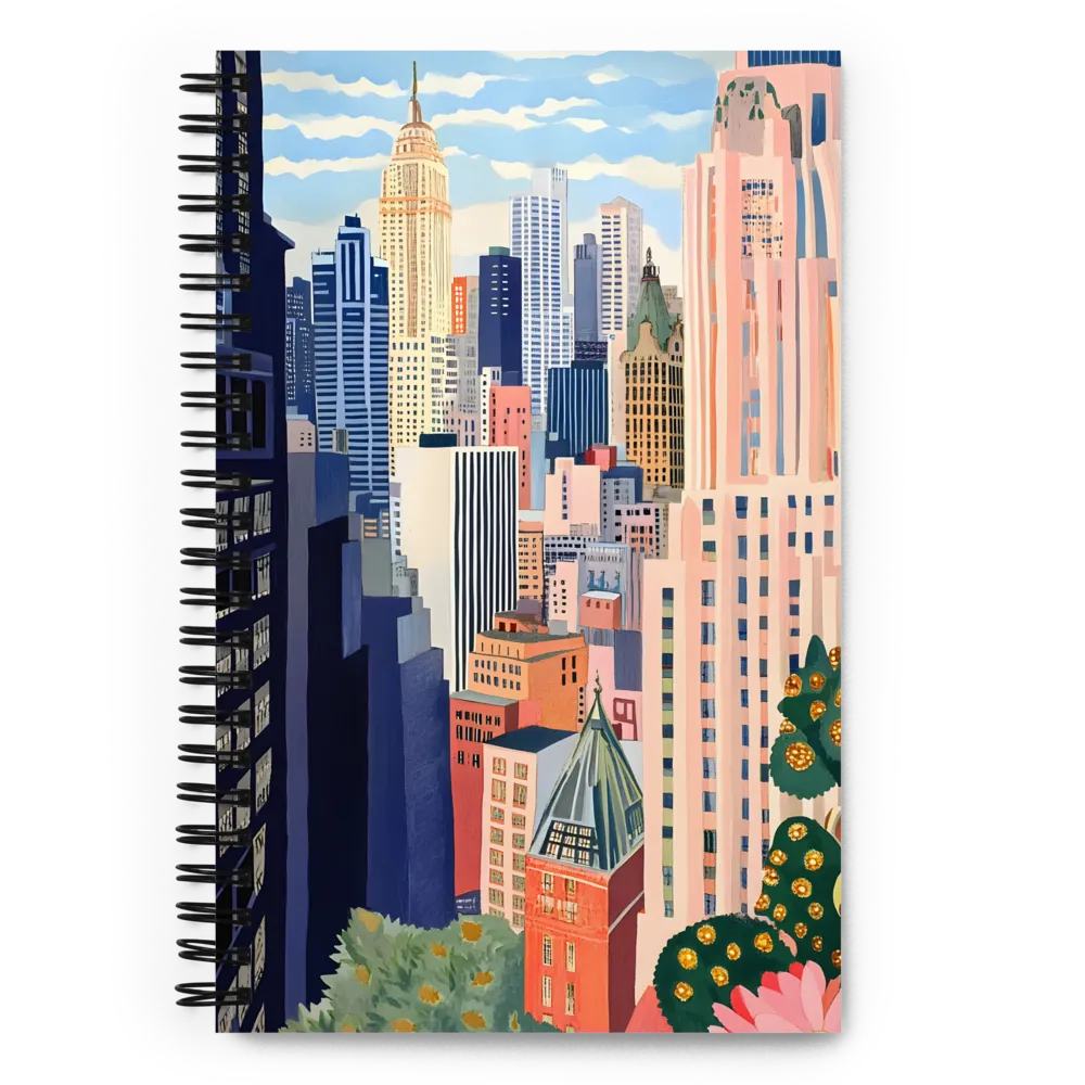 Vibrant City Dreams | Spiral Notebook