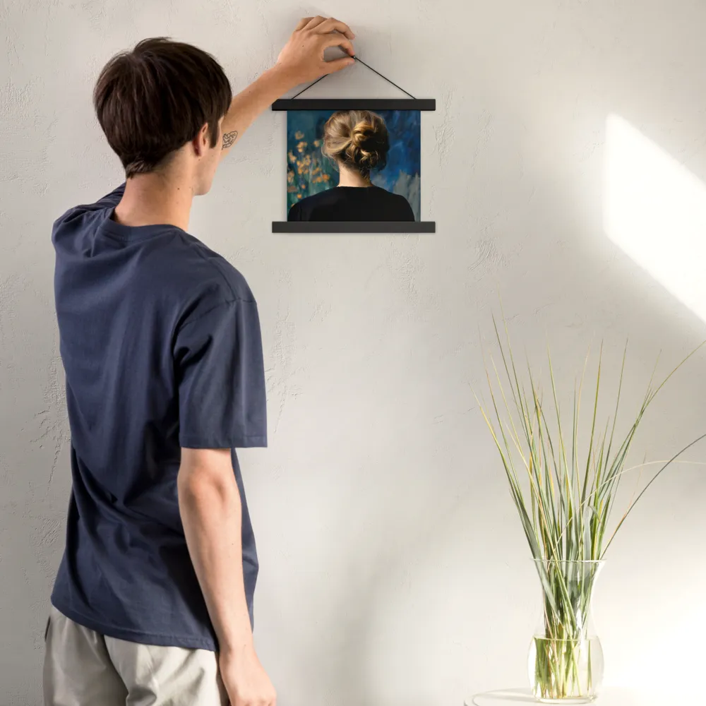 Whispers of Tranquility | Poster With Black Wood Hanger | 10″×10″
