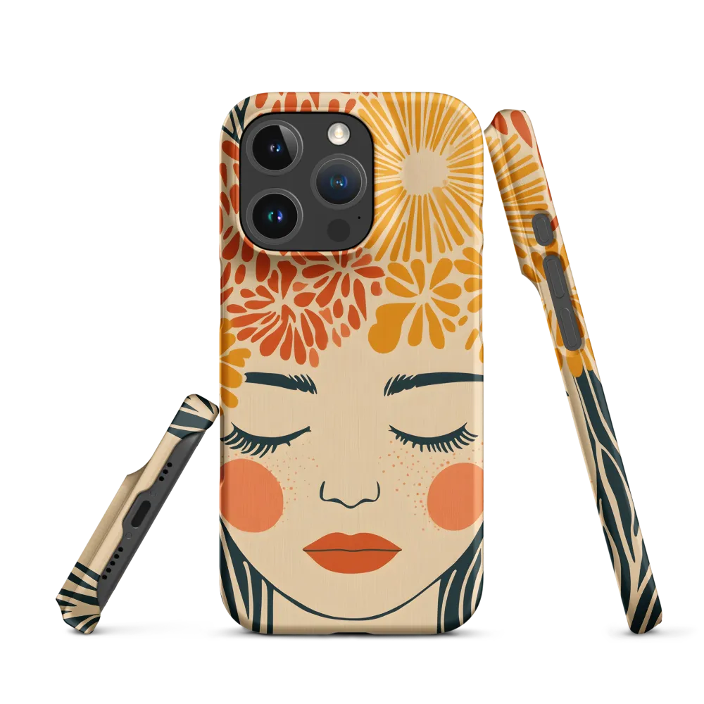 Serenity in Bloom | Phone Case |  16 Pro | Snap Case | Matte