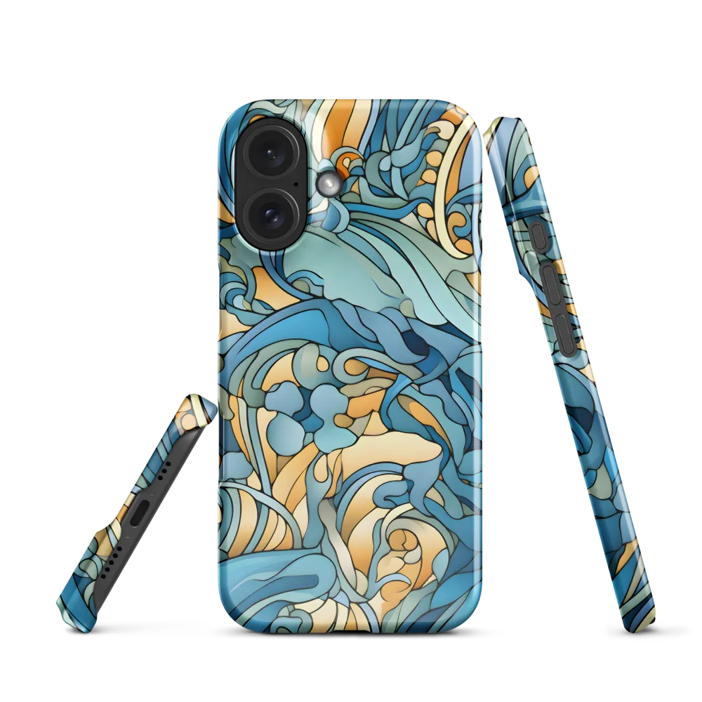 Dancing Waves of the Ocean | Phone Case |  16 | Snap Case | Glossy