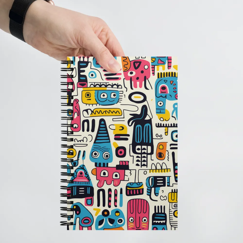 Vibrant Whimsy | Spiral Notebook