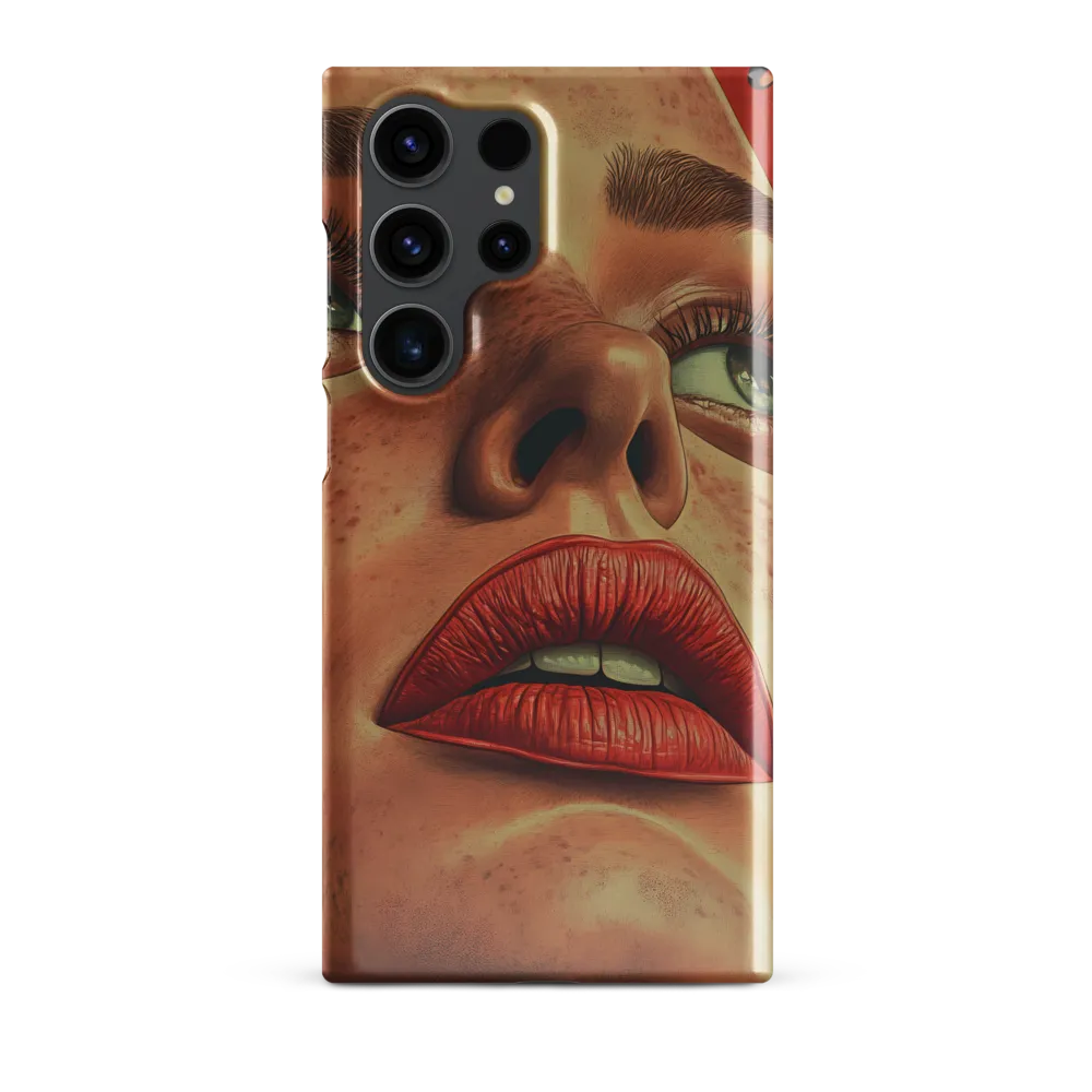 Red Intensity: A Portrait of Elegance