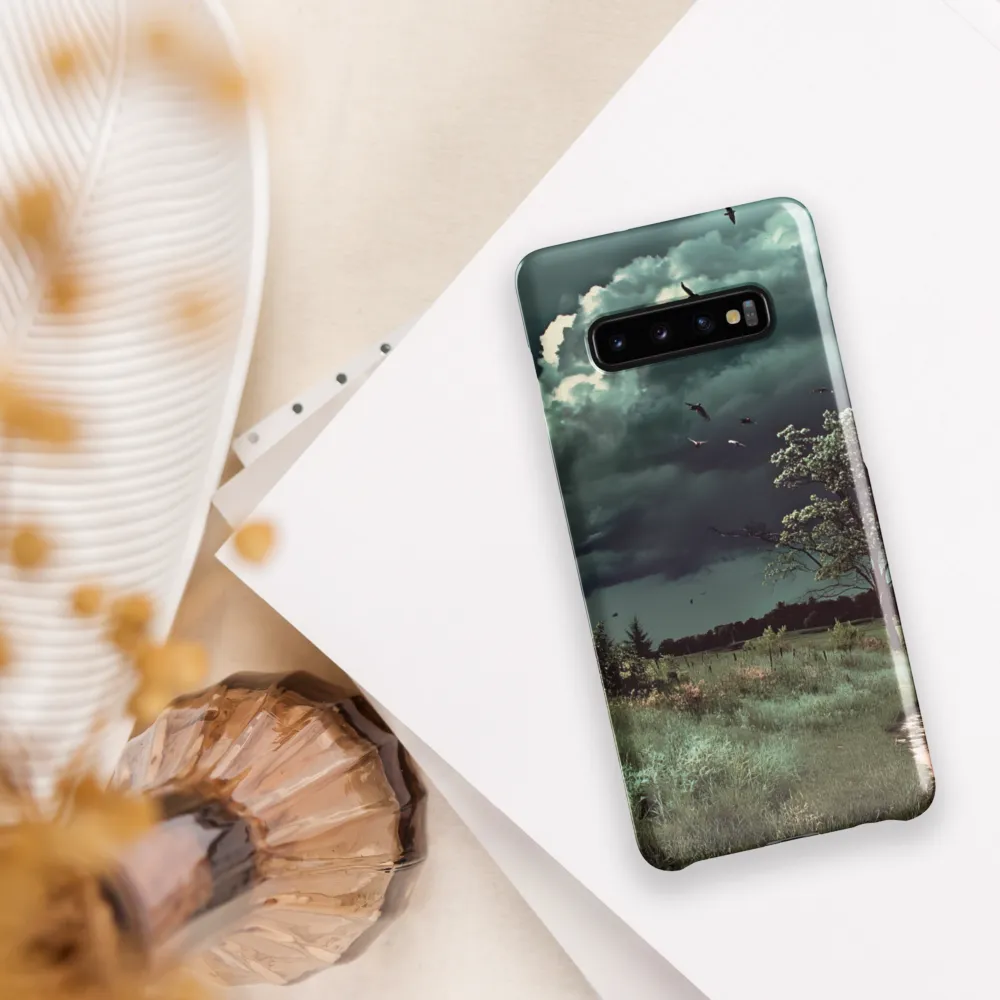 Whispers of the Storm | Phone Case |  S10 Plus | Snap Case | Glossy