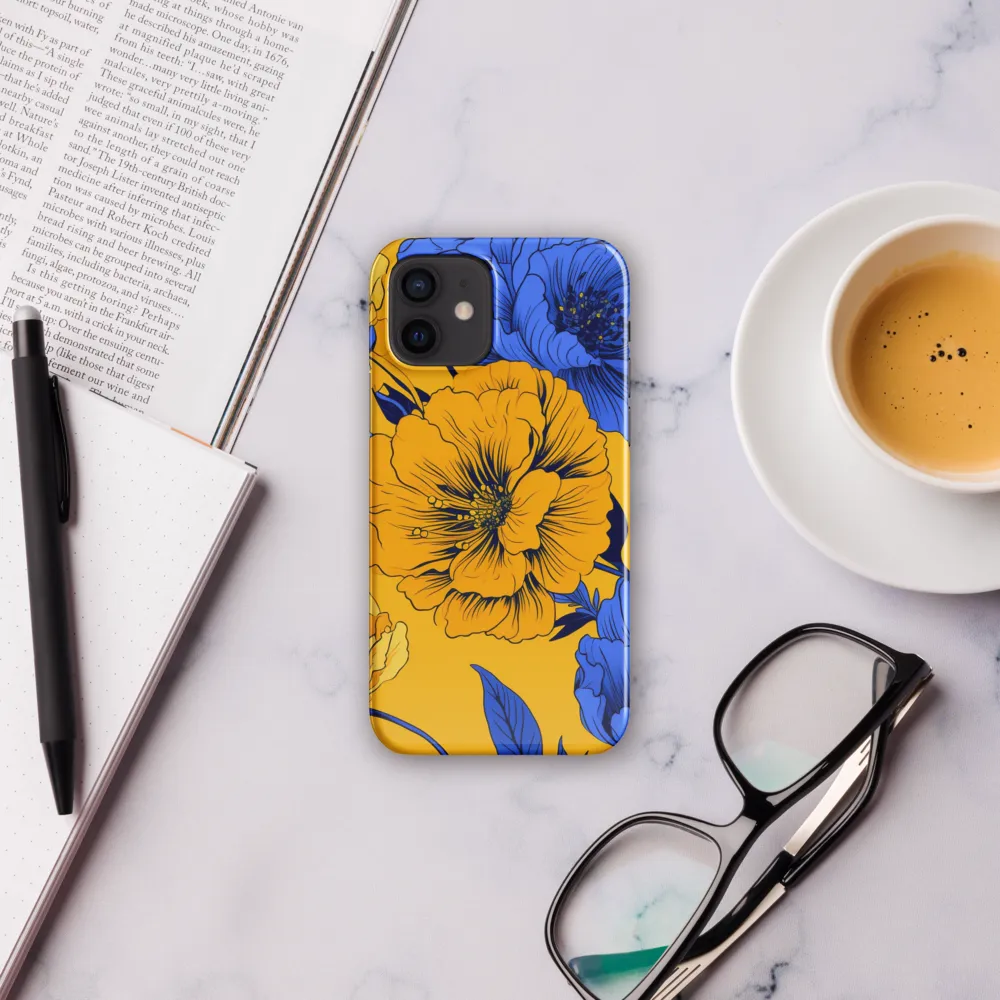 Vibrant Floral Harmony | Phone Case |  12 | Snap Case | Glossy