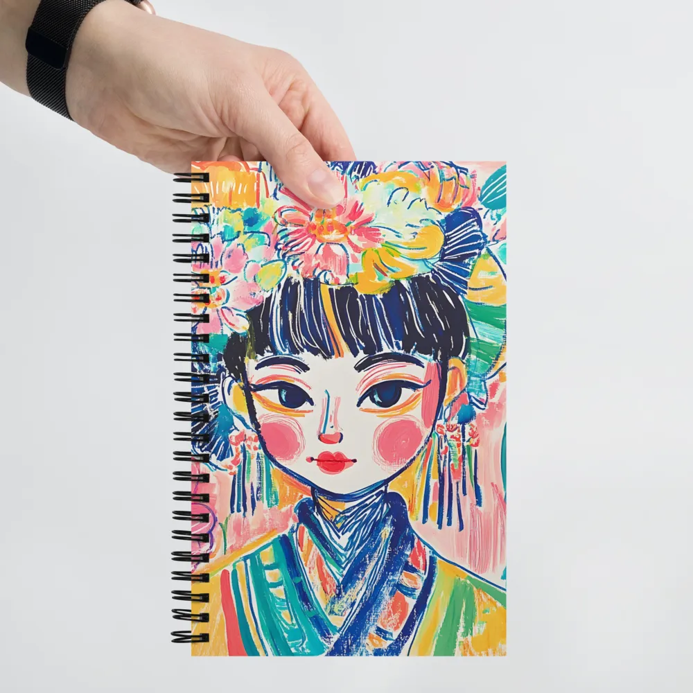 Blossoming Serenity | Spiral Notebook