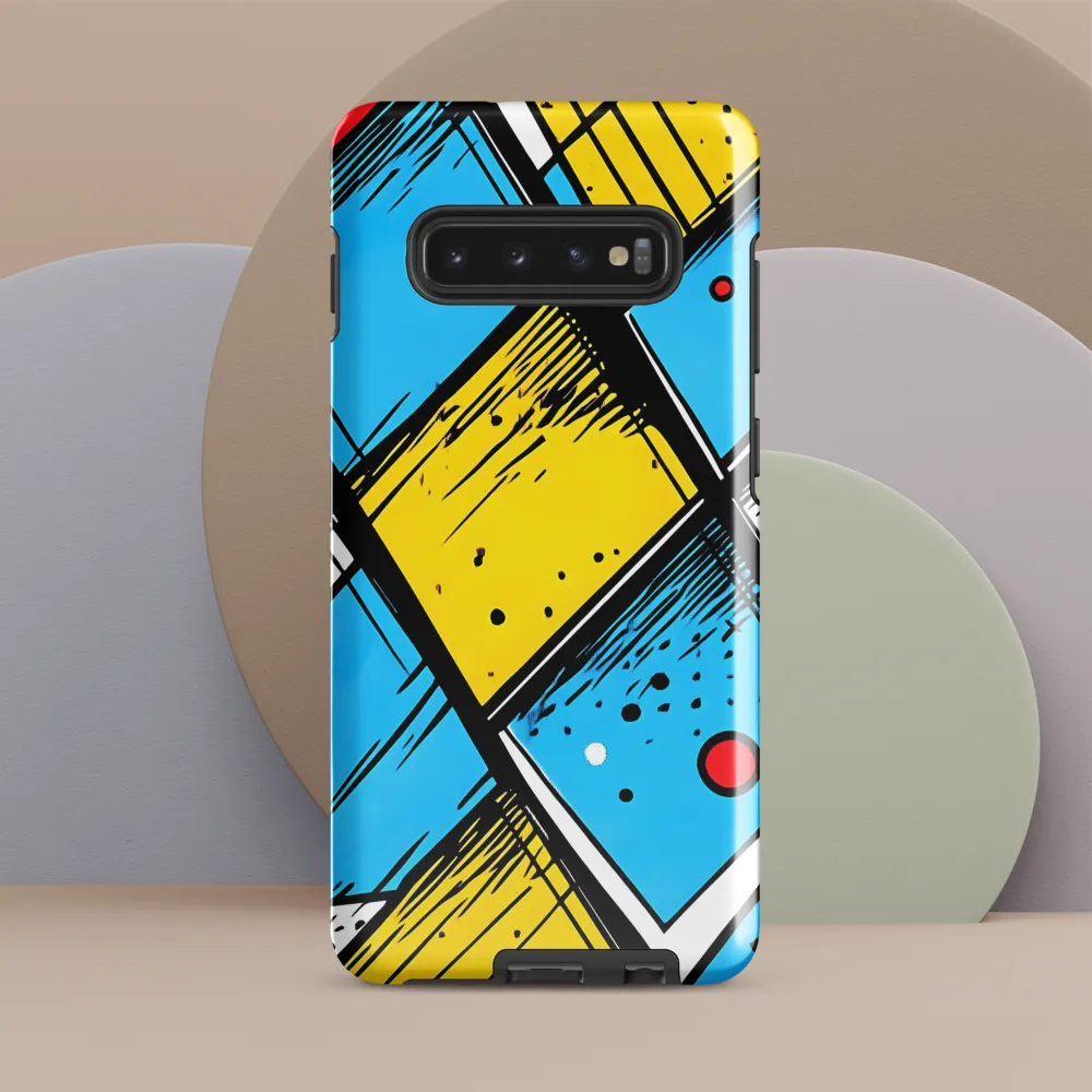 Dynamic Geometric Fusion | Phone Case |  S10 Plus | Tough Case | Glossy