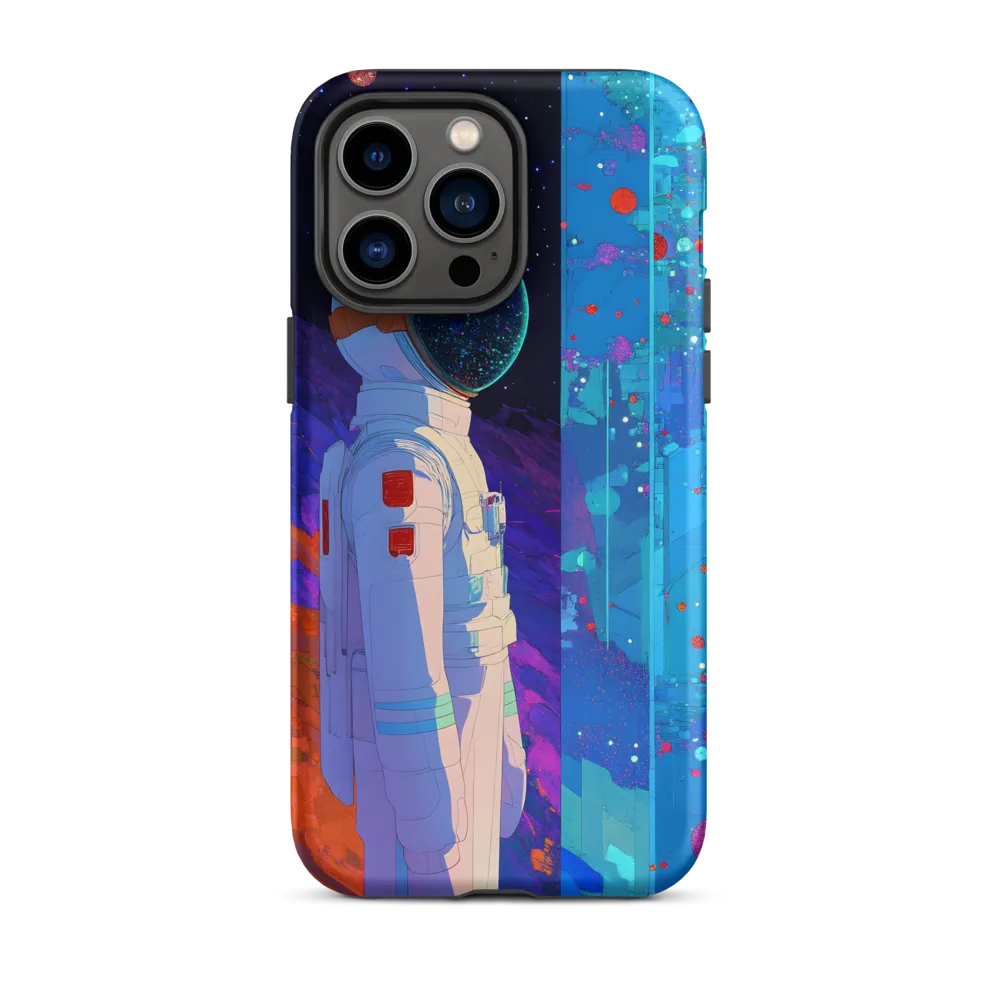Cosmic Exploration: The Astronaut's Journey | Phone Case |  14 Pro Max | Tough Case | Matte