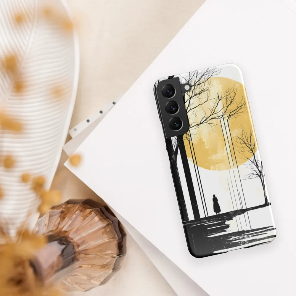 Solitude Under the Yellow Sun | Phone Case |  S22 Plus | Snap Case | Glossy