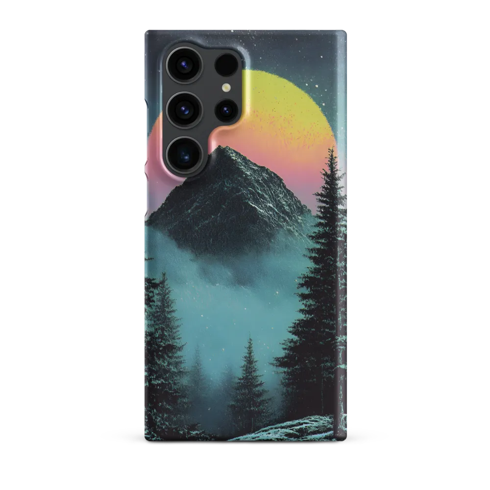 Ethereal Peaks Under Celestial Lights