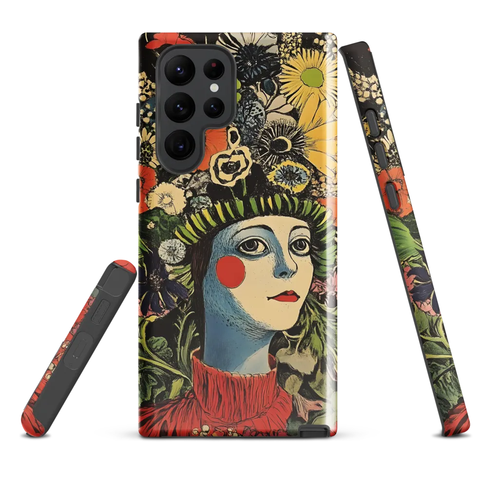 Floral Whimsy: A Portrait of Nature's Embrace
