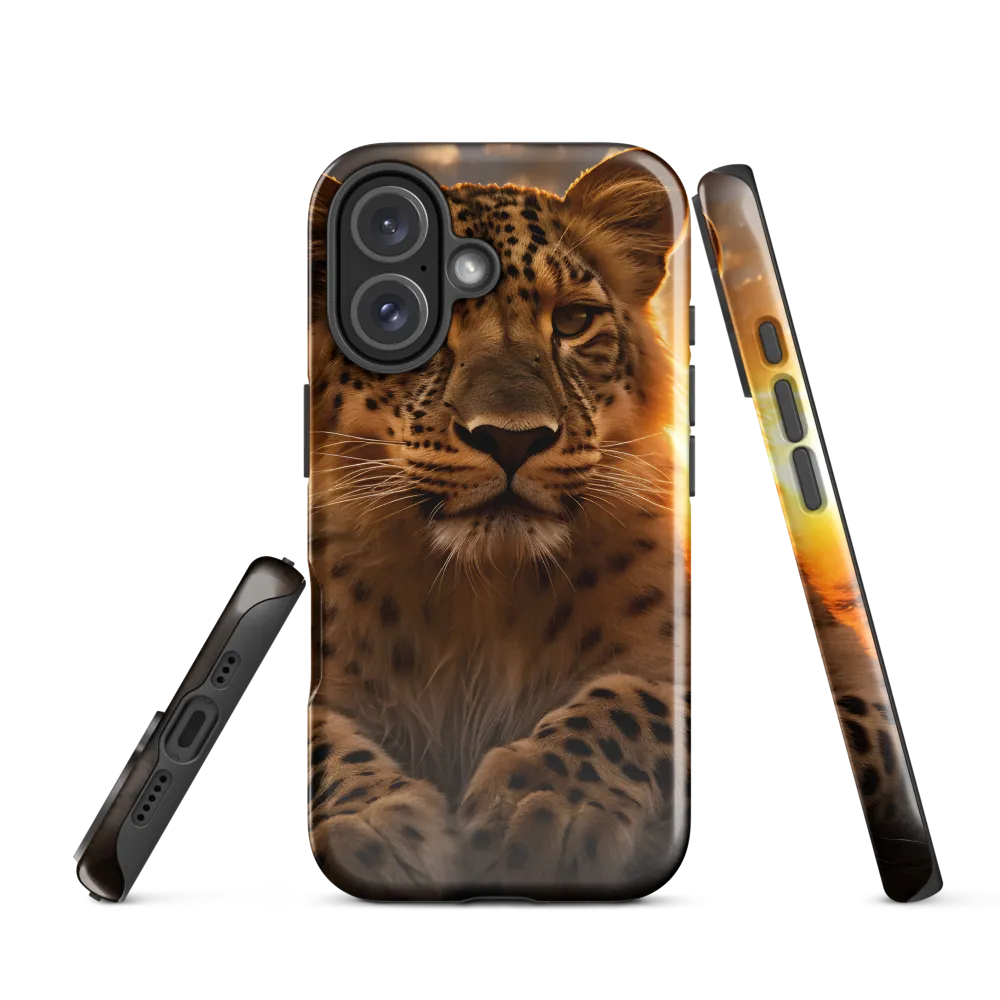 Regal Presence: The Leopard at Sunset