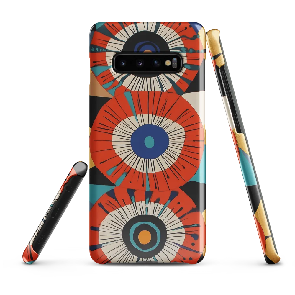 Vibrant Concentric Harmony | Phone Case |  S10 Plus | Snap Case | Glossy