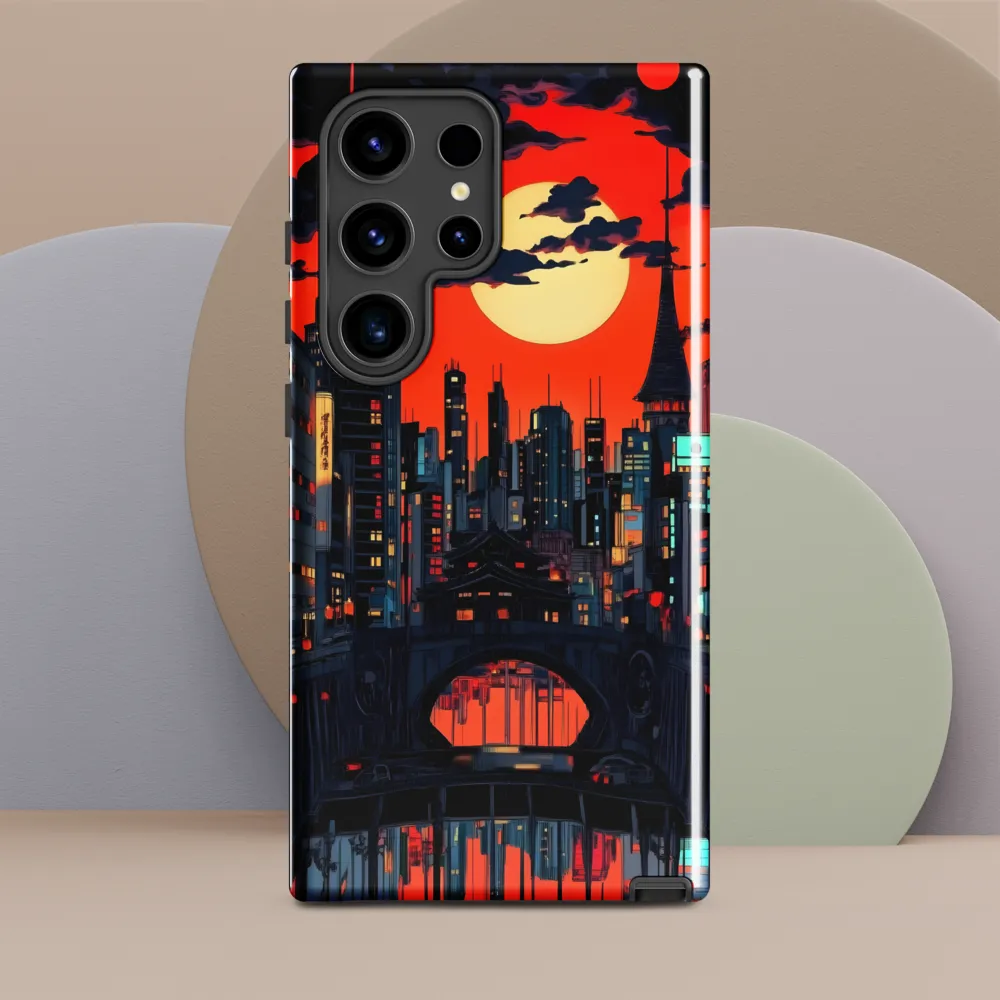 Nightfall in a Neon City