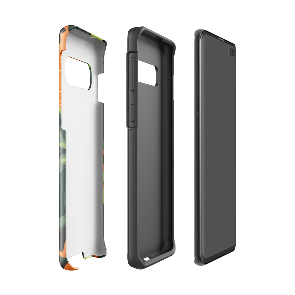 Playful Harmony in Patterns | Phone Case |  S10 | Tough Case | Glossy
