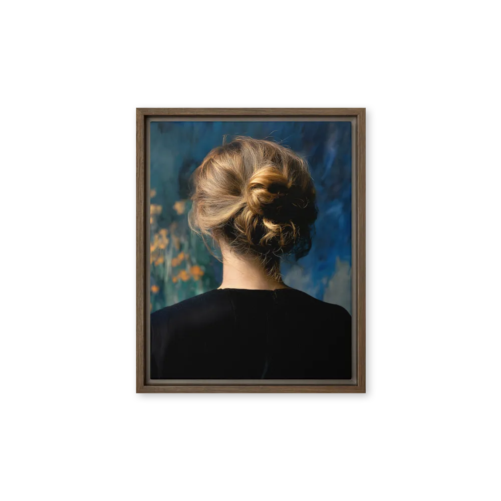 Whispers of Tranquility | Canvas with Brown Frame | 11″×14″
