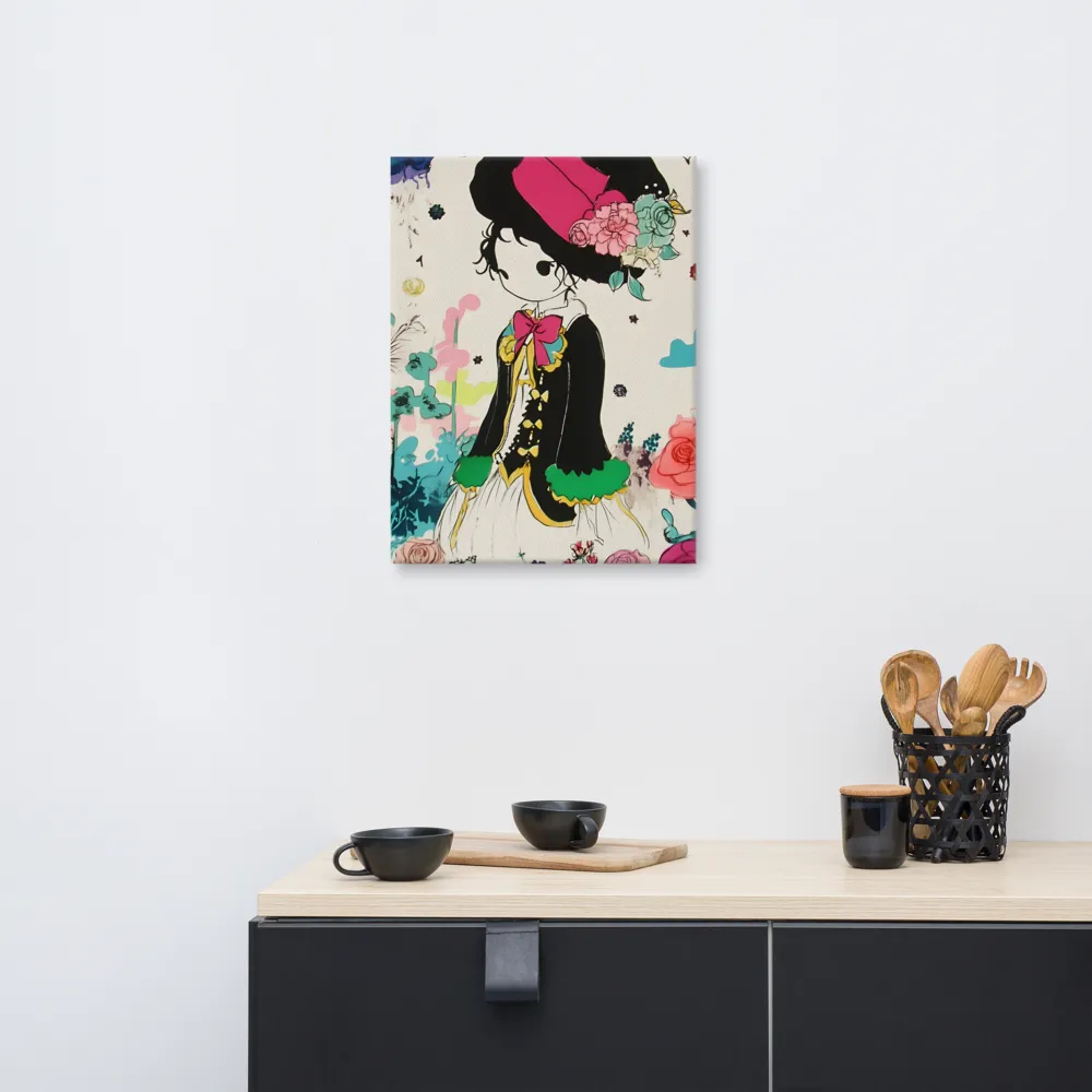Whimsical Garden Reverie | Canvas | 18″×24″
