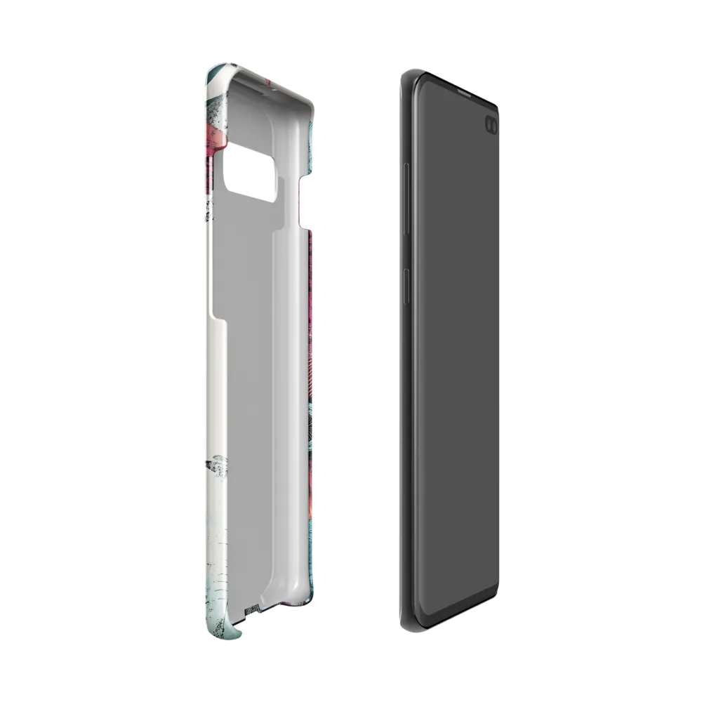Vibrant Flamingo | Phone Case |  S10 | Snap Case | Glossy