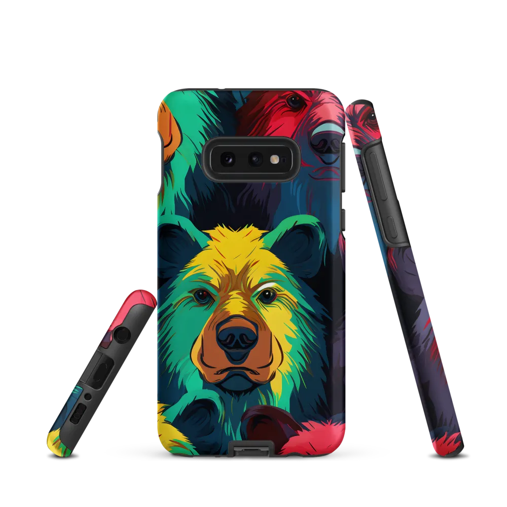 The Colorful Essence of Bears | Phone Case |  S10e | Tough Case | Matte