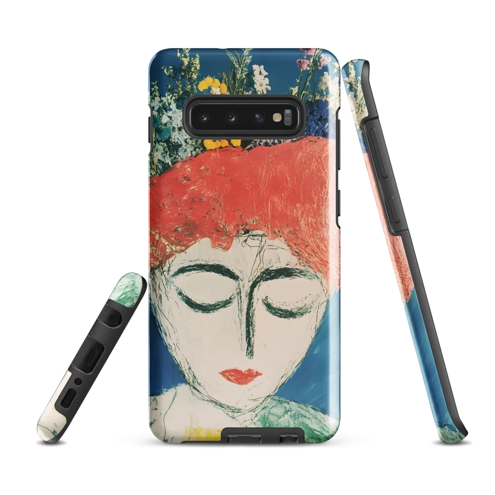 Serenity in Bloom | Phone Case |  S10 Plus | Tough Case | Glossy