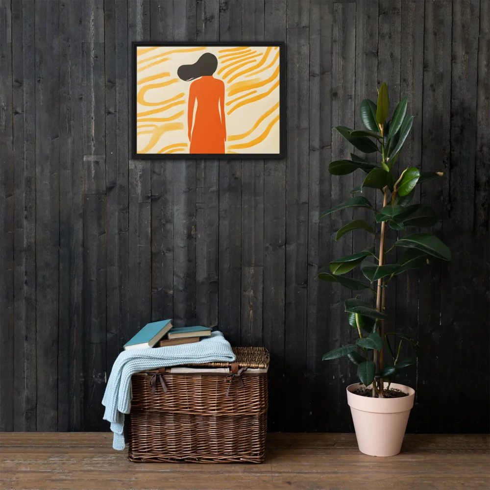 Connection to Serenity | Canvas with Black Frame | 18″×24″