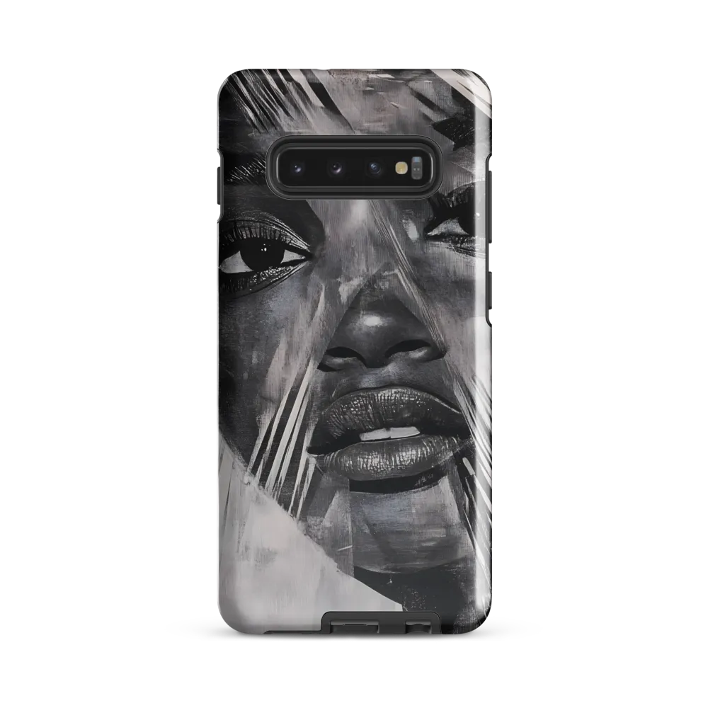 Fragmented Reflections: A Contemporary Portrait | Phone Case |  S10 Plus | Tough Case | Glossy