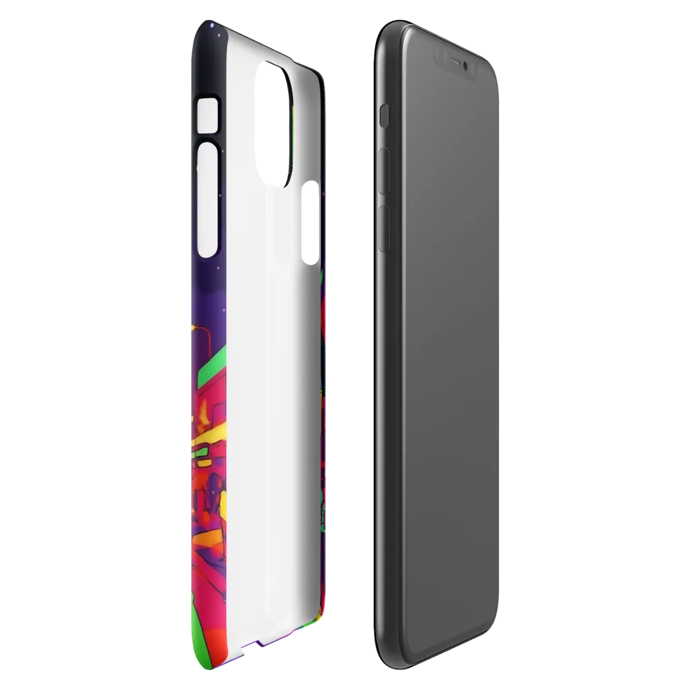 Neon Dreams: A Cyberpunk Odyssey | Phone Case |  11 Pro Max | Snap Case | Glossy